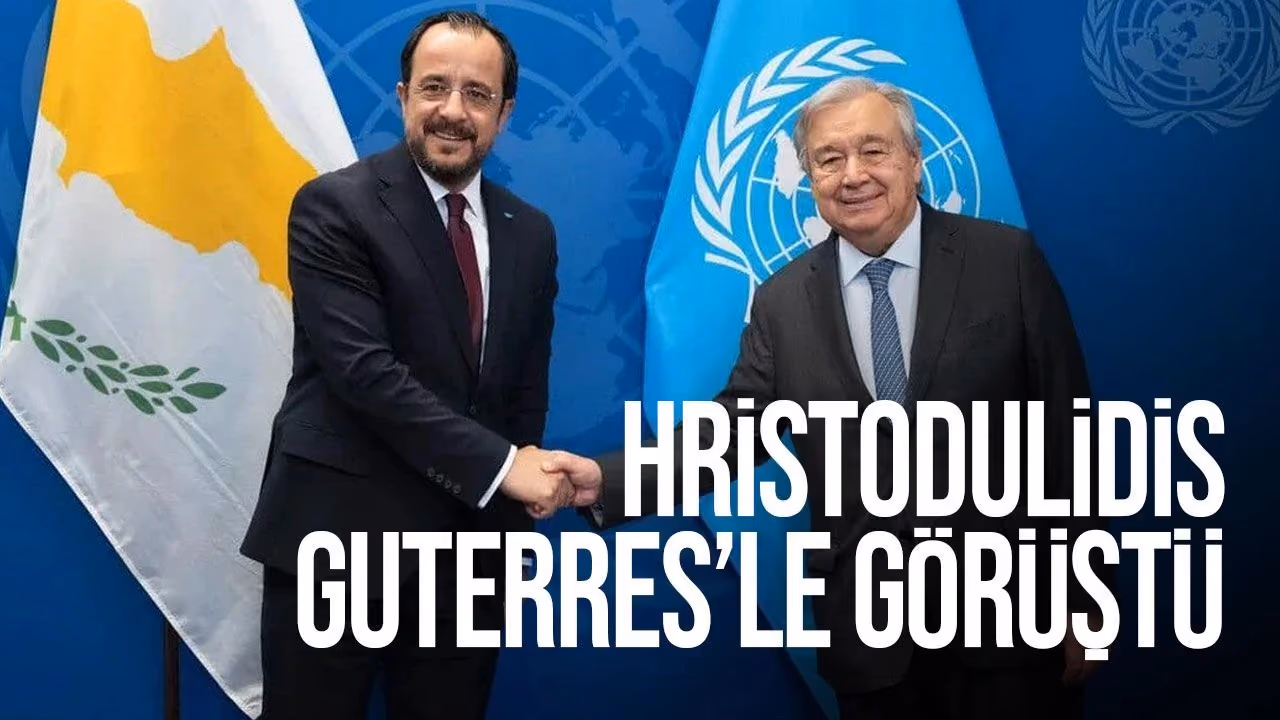 Hristodulidis, Guterres ile Görüştü: “Yeni Fikirlerimiz Olumlu Karşılandı”
