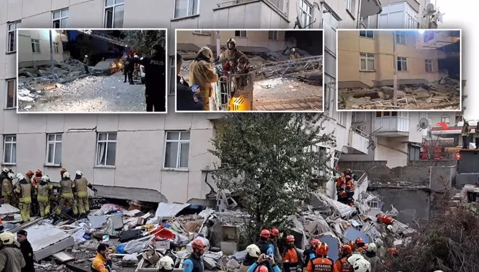 Maltepe'de 7 Katlı Bina Çöktü: 3'ü Çocuk 5 Kişi Hayatını Kaybetti, 2 Kişi Gözaltında