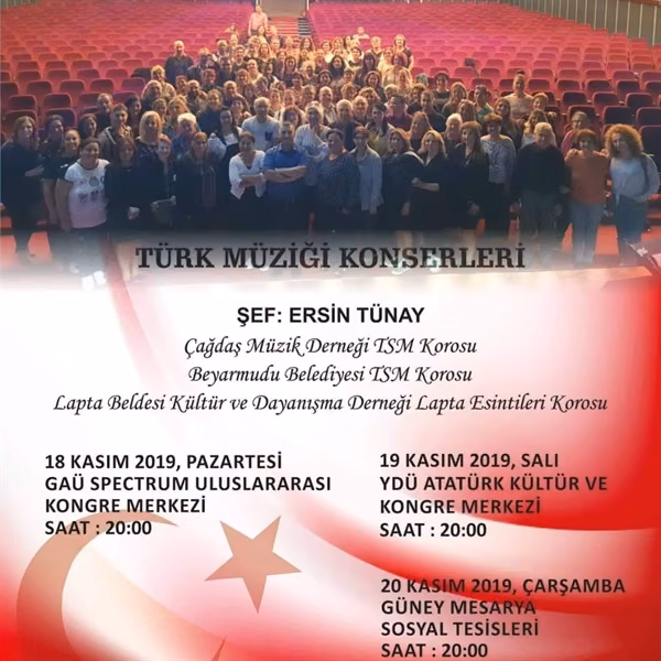 KKTC’nin 36. Kuruluş Yıl Dönümü Kutlamaları Çerçevesinde 4 Konser Verilecek