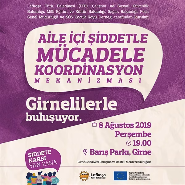 Aile İçi Şiddetle Mücadele Koordinasyon Mekanizması Girnelilerle Buluşacak