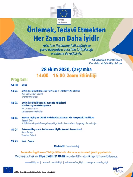 Avrupa Komi̇syonu “Anti̇mi̇krobi̇yal Ve Anti̇bi̇yoti̇kleri̇n Kullanimi” İle İlgi̇li̇ Etki̇nli̇k Düzenli̇yor