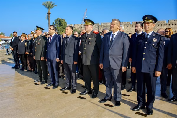 Milli Mücadele ve Şehitler Haftası Nedeniyle Gazimağusa’da Tören Düzenlendi