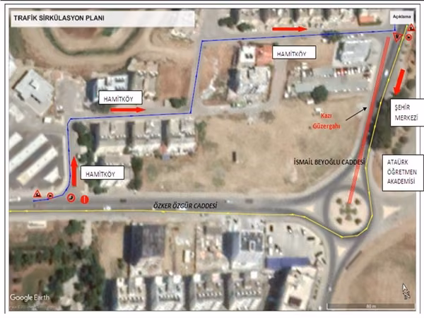AÖA Yolu Kısmi Olarak Trafiğe Kapatılacak