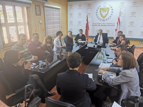 Sağlık Bakanlığı’nda “Covıd 19” Toplantısı Yapıldı... TC Halk Sağlığı Genel Müdürlüğü Uzmanları Kktc’de