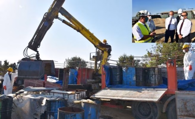 8 Yıldır Varillerde Bekletilen Fuel-oil Kalıntıları İmha Ediliyor