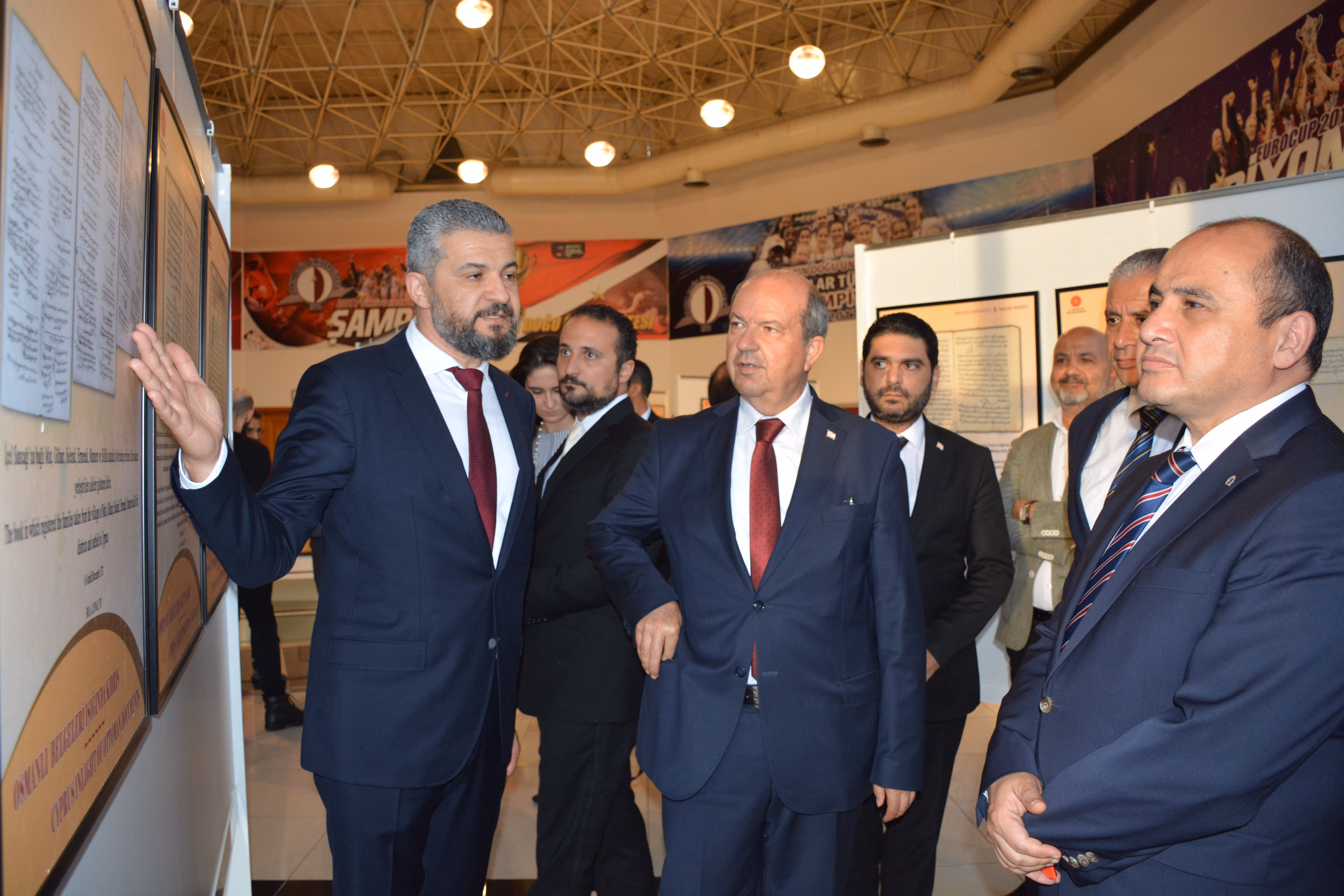 YDÜ'de “Osmanlı Belgeleri Işığında Kıbrıs” Temalı Sergi Açıldı