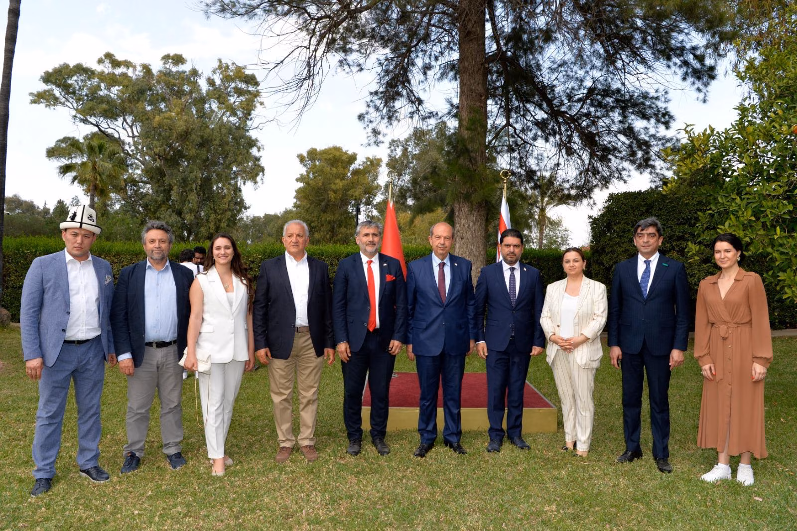 Cumhurbaşkanı Tatar, sağlık turizmi delegelerine resepsiyon verdi