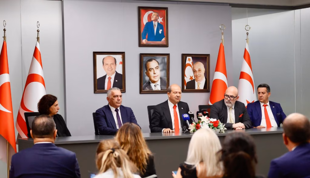 ABD’den Dönen Cumhurbaşkanı Ersin Tatar Basın Toplantısı Düzenledi