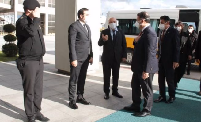 Başbakan Ersan Saner Ankara’da...