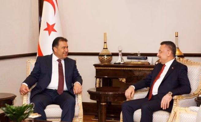 Başbakan Saner Türkiye Cumhurbaşkanı Yardımcısı Oktay İle Bir Araya Geldi