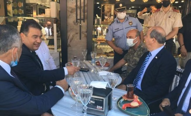 Cumhurbaşkanı ile Başbakan, Bugün Geçişe Açılan Lokmacı Kapısını Ziyaret Etti
