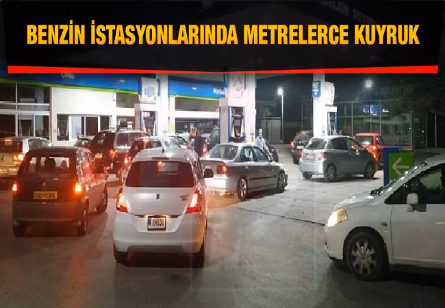 Akaryakıt bayilerinde benzin telaşı